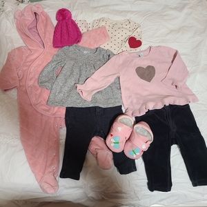 6- 12 Month Baby Girl Clothes Bundle: baby Gap